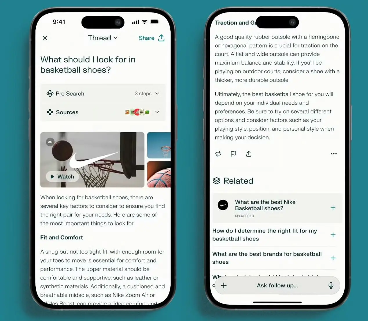 Perplexity advertising